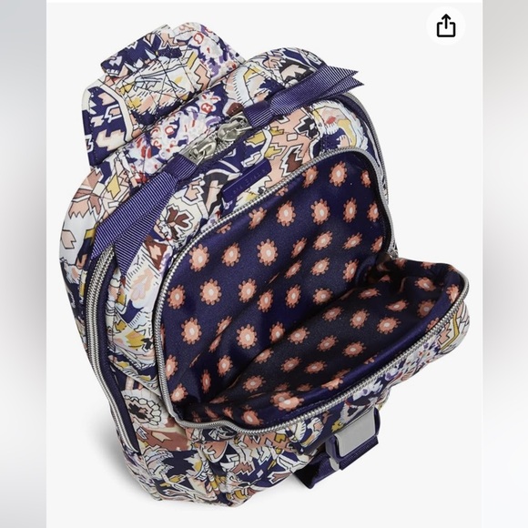 Vera Bradley Utility Sling Backpack-Tangier Paisley - Picture 7 of 15